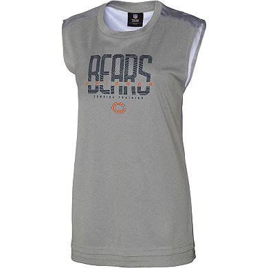 Women's Gray Chicago Bears No Sweat Tank Top