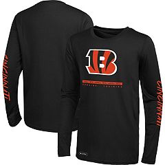 Football Fan Shop Officially Licensed NFL Cincinnati Bengals Ladies Gather Nightshirt - Black