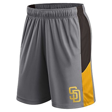 Men's Profile Gray/Brown San Diego Padres Team Shorts