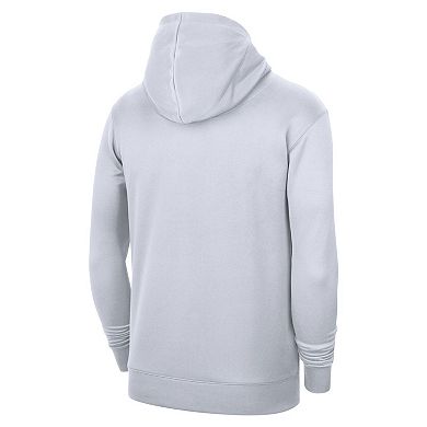 Unisex Nike White Memphis Grizzlies 2023/24 Performance Spotlight On-Court Practice Pullover Hoodie