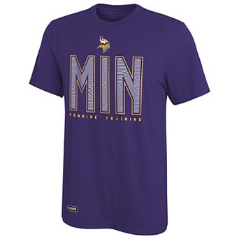 Men's Purple Minnesota Vikings Combine Authentic Record Setter T-Shirt
