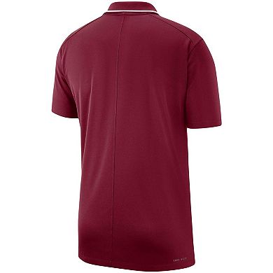 Men's Nike Cardinal Arkansas Razorbacks 2023 Coaches Performance Polo
