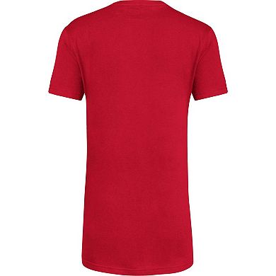 Youth adidas Red Louisville Cardinals 2023 Sideline Locker Room Logo Fresh T-Shirt