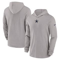 Nike Men's Rewind Playback Club (NFL Dallas Cowboys) Pullover Hoodie in Grey, Size: Medium | NKDK06GV6Z-8XD