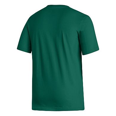 Men's adidas Green Miami Hurricanes Head of Class Fresh T-Shirt