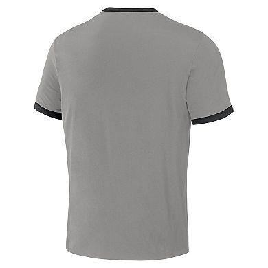 Men's Darius Rucker Collection by Fanatics Black/Gray Chicago White Sox Two-Way Ringer Reversible T-Shirt