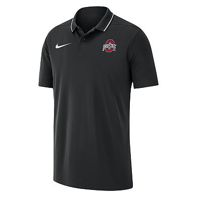 Men's Nike Black Ohio State Buckeyes 2023 Coaches Performance Polo