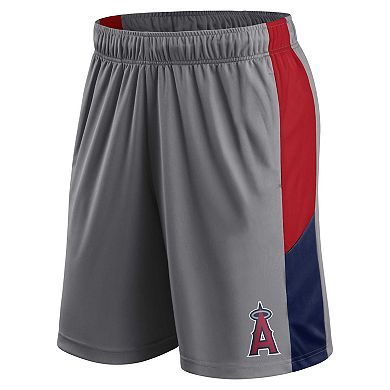 Men's Profile Gray/Navy Los Angeles Angels Team Shorts