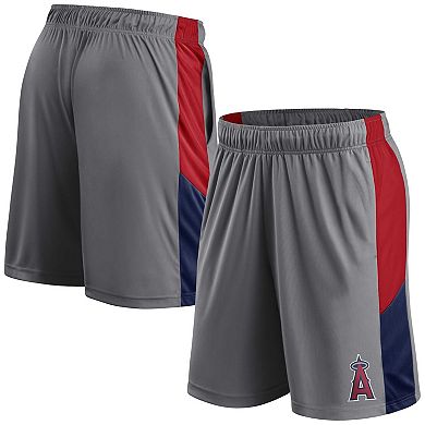 Men's Profile Gray/Navy Los Angeles Angels Team Shorts