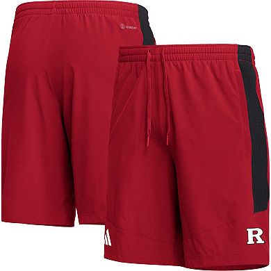 Men's adidas Scarlet Rutgers Scarlet Knights AEROREADY Shorts