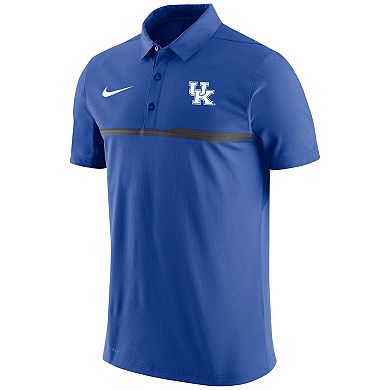 Men's Nike Royal Kentucky Wildcats 2023 Coaches Performance Polo
