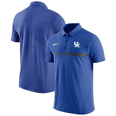 Men's Nike Royal Kentucky Wildcats 2023 Coaches Performance Polo