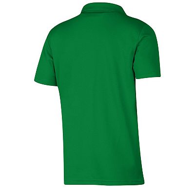 Youth Under Armour Green Notre Dame Fighting Irish Tech Mesh Polo