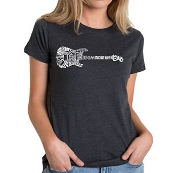 Rock Guitar - Women's Premium Blend Word Art T-shirt