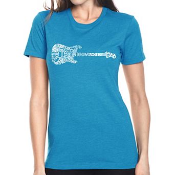 Rock Guitar - Women's Premium Blend Word Art T-shirt