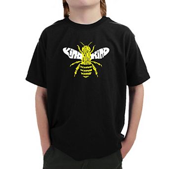 Bee Kind - Boy's Word Art T-shirt