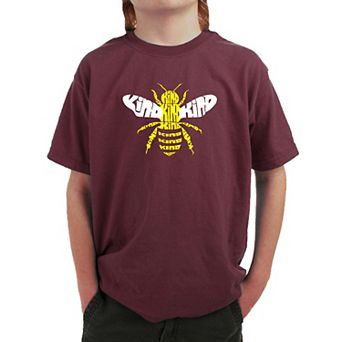 Bee Kind - Boy's Word Art T-shirt