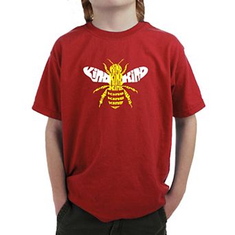 Bee Kind - Boy's Word Art T-shirt