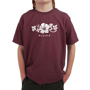 ALOHA - Boy's Word Art T-shirt