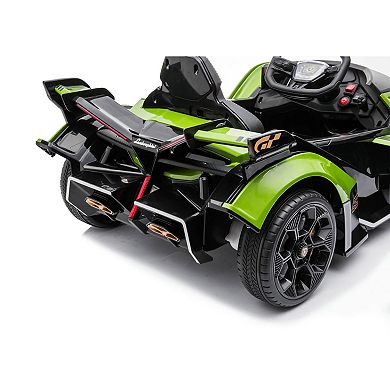 Dakott Lamborghini Gran Turismo V12 Vision Battery Power Ride On Car ...