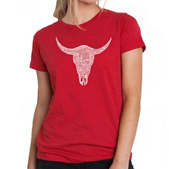 COUNTRY MUSIC'S ALL TIME HITS - Women's Premium Blend Word Art T-shirt
