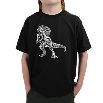 Dino Pics - Boy's Word Art T-shirt