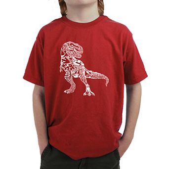 Dino Pics - Boy's Word Art T-shirt