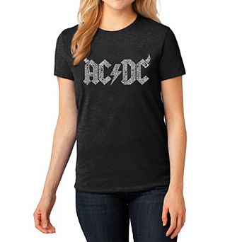 ACDC - Women's Premium Blend Word Art T-shirt