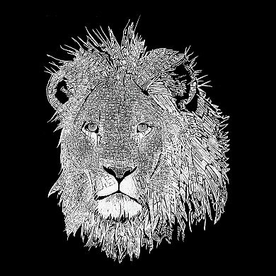 Lion - Boy's Word Art T-shirt