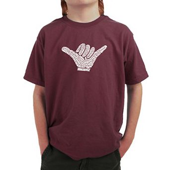 TOP WORLDWIDE SURFING SPOTS - Boy's Word Art T-shirt