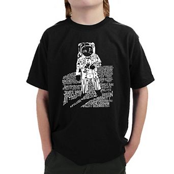 ASTRONAUT - Boy's Word Art T-shirt