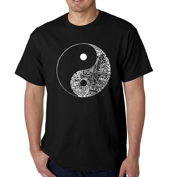 Yin Yang - Men's Word Art T-shirt