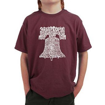Liberty Bell - Boy's Word Art T-shirt