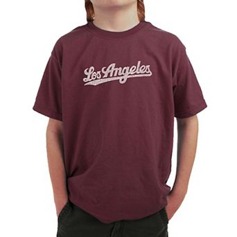 LOS ANGELES NEIGHBORHOODS - Boy's Word Art T-shirt