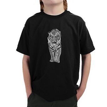 TIGER - Boy's Word Art T-shirt