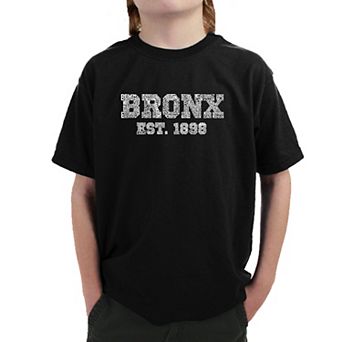 POPULAR NEIGHBORHOODS IN BRONX, NY - Boy's Word Art T-shirt