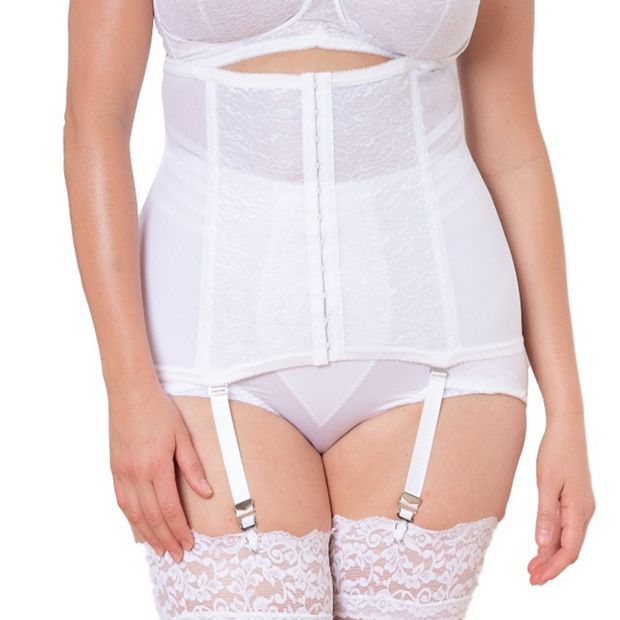 Rago Womens Firm Shaping Fashion Waist Cincher with Removable Garters :  : Clothing, Shoes & Accessories