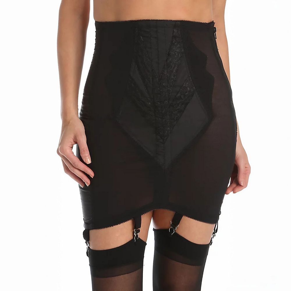 rago corset dress Corselette All-in-One Shapewear with Straps and Inner Belt 38C / White