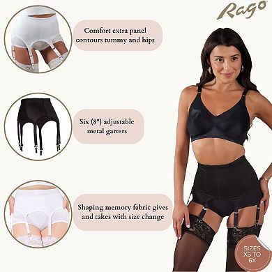 6 Straps Medium Shaping Garter Belt