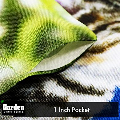 G128 Combo Set: Garden Flag Stand 1PK AND Welcome Sleeping Kitten 12"x18" 1PK