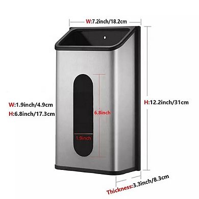 Stainless Steel Rectangular Shape Bag Saver