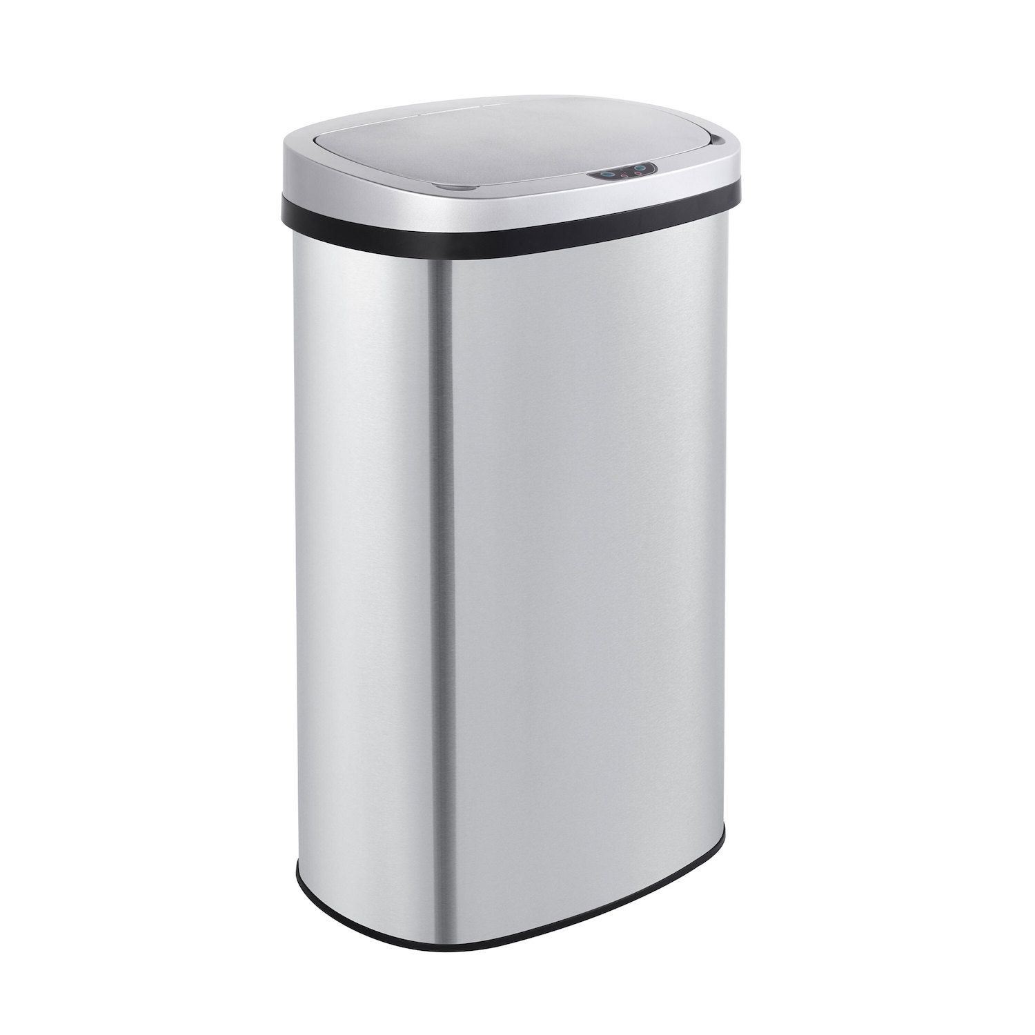 15 85 Gal 60 Liter Stainless Steel Oval Motion Sensor Trash Can For   6532978