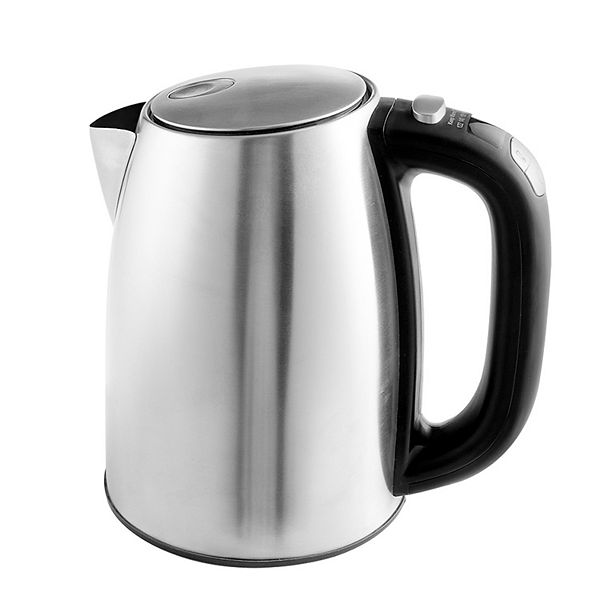 Stainless Steel Electric Hot Water Kettle with Visible Window 1.7