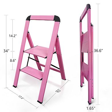 36.6' 2 - Step Aluminum Step Stool
