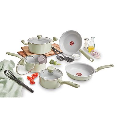 T-Fal Recycled Aluminum Ceramic 12-pc. Nonstick Cookware Set
