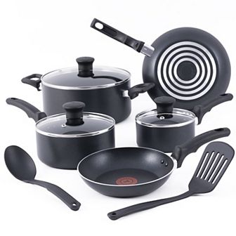 T-Fal Essentials 10 pc Nonstick Cookware Set