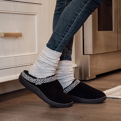 MUK LUKS Women's Faux Suede Clog Slippers