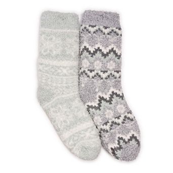 MUK LUKS Women's 2-Pack Cozy Cabin Socks
