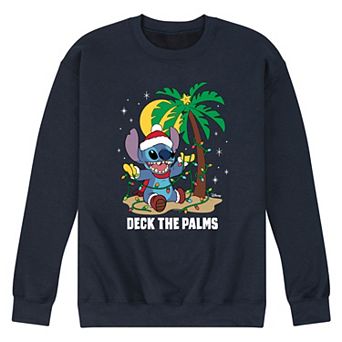 Disney's Lilo & Stitch Men's Deck The Palms Fleece Sweatshirt