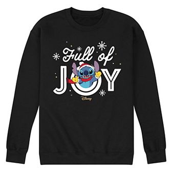 Disney's Lilo & Stitch Men's Full Of Joy Fleece Sweatshirt